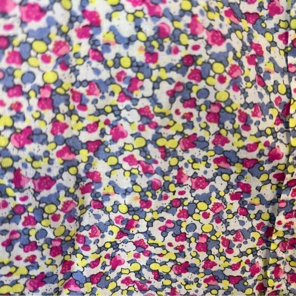 J Crew The Perfect Shirt Multi Abstract Dots Printed Button Up Shirt Sz S - Picture 4 of 6
